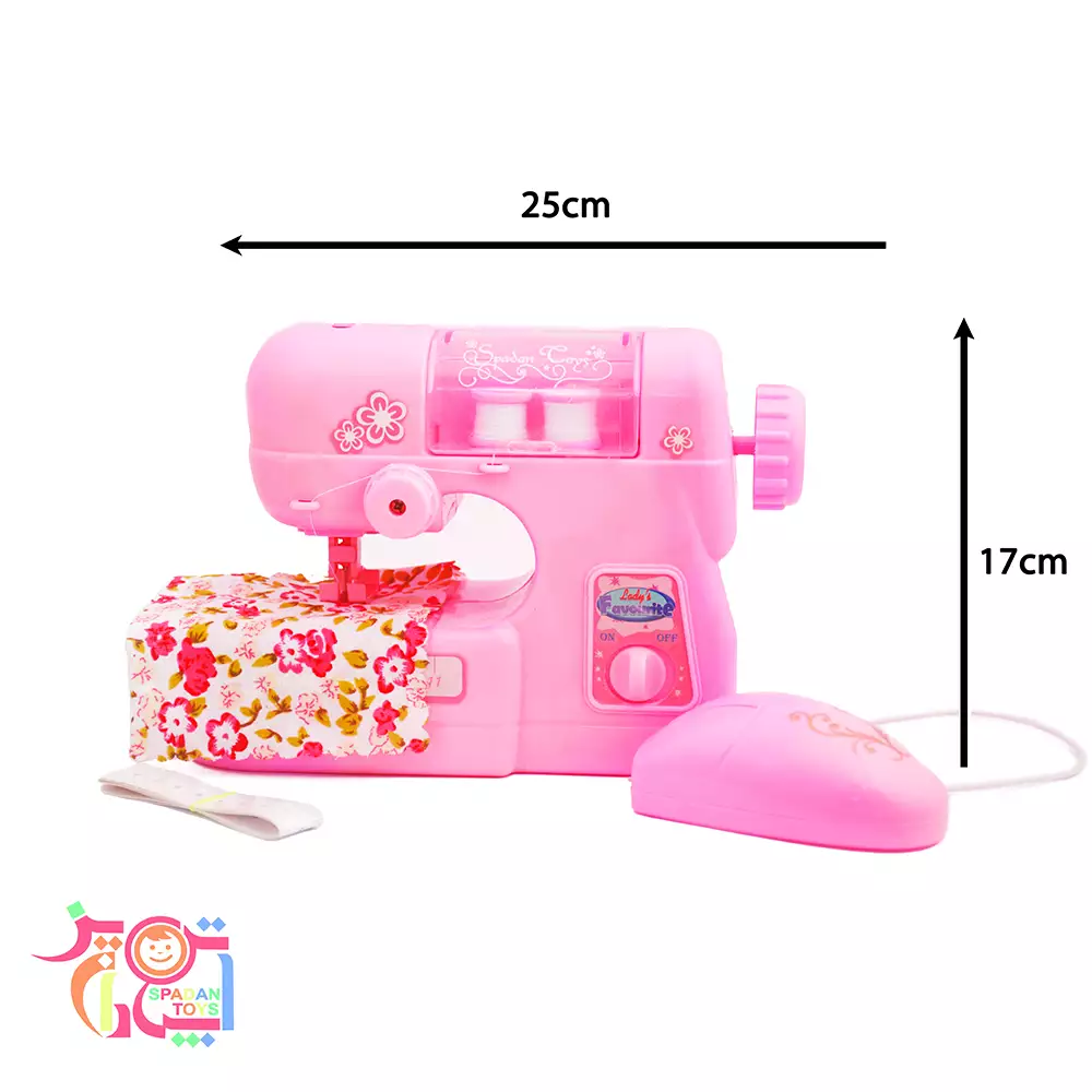 چرخ خیاطی اسباب بازی اسپادان تویز