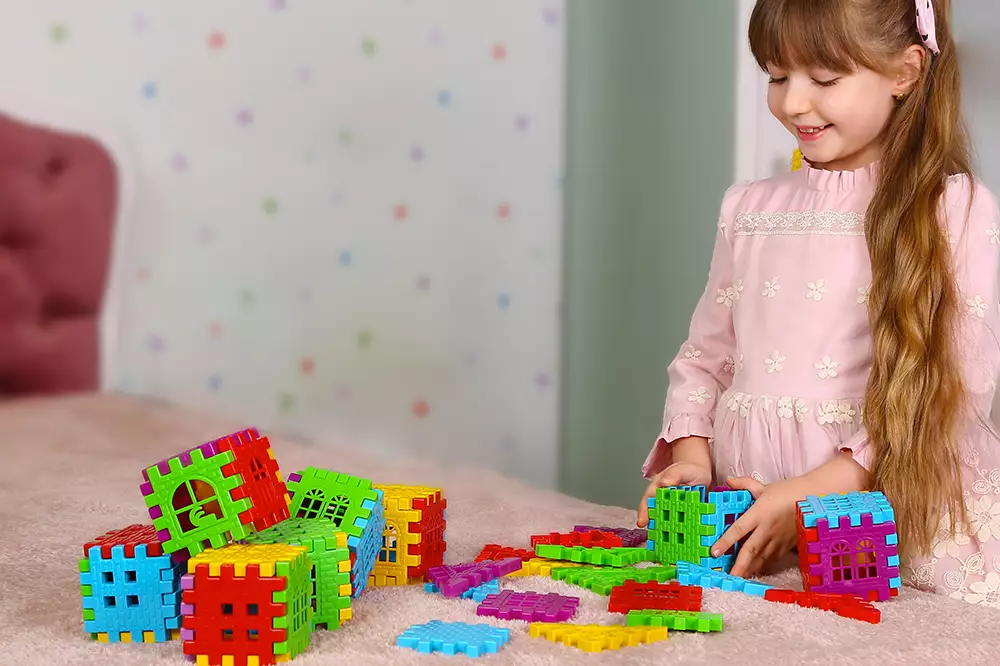 خانه سازی 72 تکه بلوک خانه سازی 72 تکه