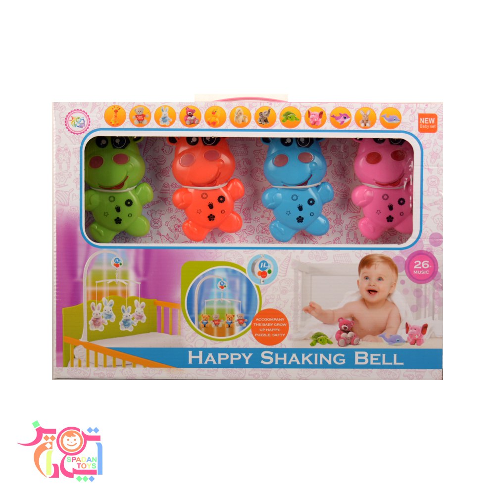 آویز تخت جغجغه ای اسپادان تویز4 آویز تخت جغجغه ای اسپادان تویز