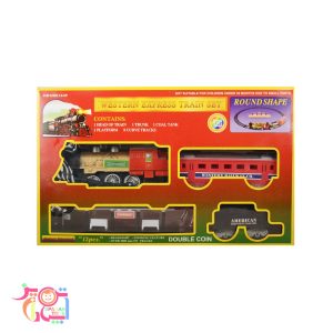 قطار-قرمز-کلاسیک-با-ایستگاه-اسپادان-تویز